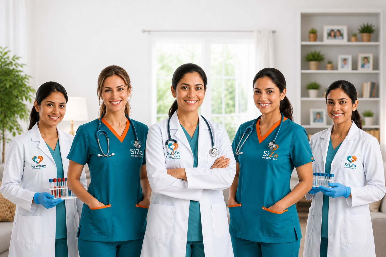 Siza Health Care DHA-licensed home healthcare team in Dubai